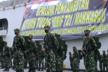 Pangdam XIV/Hasanuddin sambut pasukan purnatugas di Papua