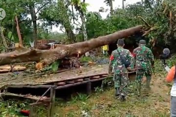 Prajurit TNI bantu warga korban puting beliung