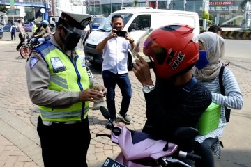 Pelanggar lalin operasi patuh jaya  didominasi pengendara motor