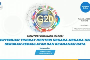 Indonesia serukan keamanan data dalam pertemuan tingkat menteri G20