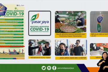Sebanyak 7.202 pedagang pasar di DKI telah jalani tes usap COVID-19