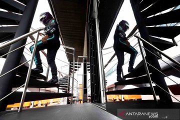 Hamilton rebut posisi pole ketujuh kalinya di Sirkuit Silverstone