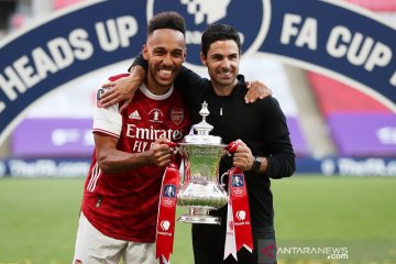 Aubameyang beberkan cara Arteta membujuknya untuk bertahan di Arsenal