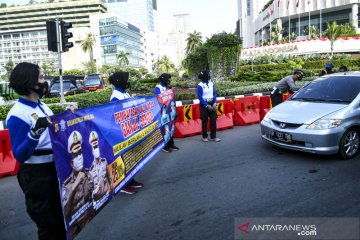 Sosialisasi pemberlakuan kembali ganjil genap di ibu kota