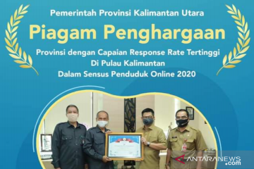 Kaltara sabet terbaik regional Kalimantan sensus penduduk daring