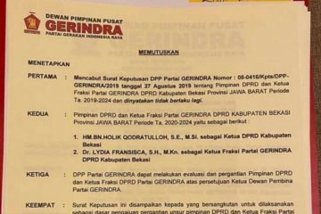 Ketua DPRD Kabupaten Bekasi diganti?