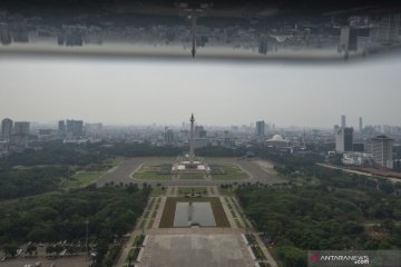 Kawasan Monas masih ditutup untuk umum