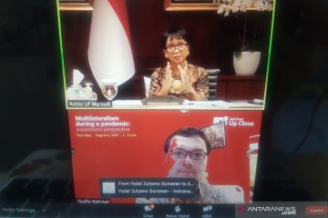 Menlu Retno sebut COVID-19 ujian bagi multilateralisme