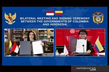 Tingkatkan kerja sama, menlu RI-Kolombia lakukan pertemuan virtual