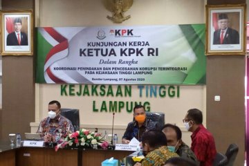 KPK ingatkan penyimpangan dana COVID-19 dan pilkada bersih di Lampung