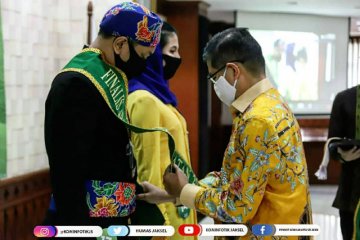15 finalis Abang None 2020 Jakarta Selatan dikukuhkan saat pandemi