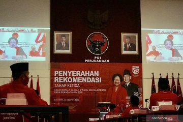 PDIP umumkan lima pasangan calon kepala daerah di Jatim