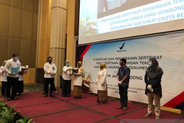 30 pelaku jamu gendong di Yogyakarta peroleh sertifikasi dari BPOM