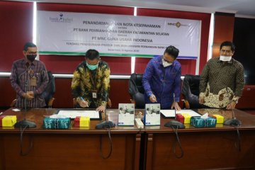 Kerja sama Bank Kalsel dengan PT MNC Guna Usaha