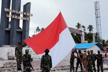 Prajurit Lanal Melonguane laksanakan ekspedisi Merah Putih di Miangas