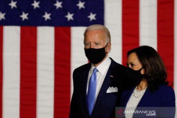 Penampilan perdana pasangan capres AS Joe Biden dan cawapres Kamala Harris