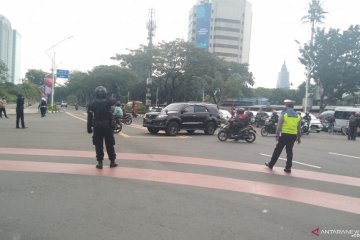 Ini pengalihan lalin di sekitar Senayan untuk antisipasi aksi buruh