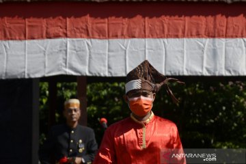 Upacara kemerdekaan RI di kerajaan Bajeng Gowa