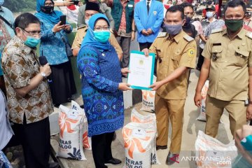 Bansos beras tahap dua di Bogor terdistribusi ke 7 kecamatan