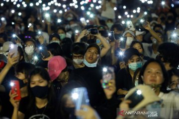 Unjuk rasa pro-demokrasi di Thailand terus berlangsung