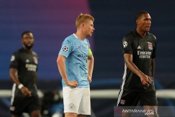 De Bruyne sebut kekalahan lawan Lyon cerminan performa City semusim