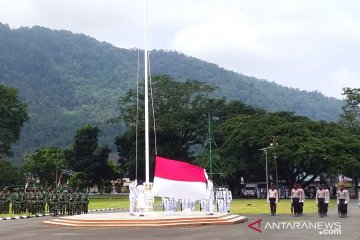 Upacara HUT ke-75 Kemerdekaan RI di Sangihe hanya dihadiri TNI-Polri