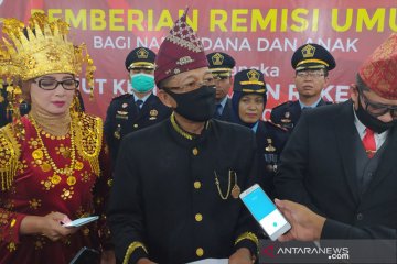 Delapan napi korupsi di Bengkulu dapat potongan masa tahanan