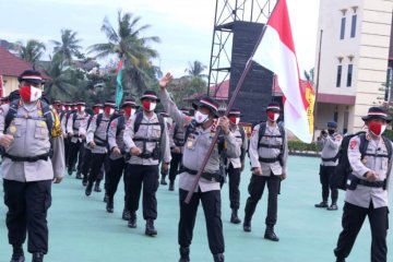 Tim Polda Sumsel sukses kibarkan merah putih di Gunung Dempo