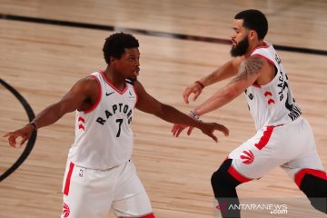 Raptors awali putaran pertama playoff bekap Nets 134-110