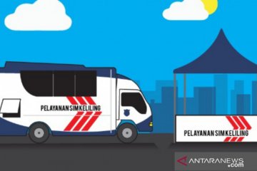 Selasa, layanan SIM Keliling tersedia di lima lokasi Jakarta