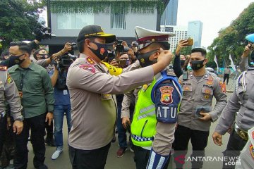 Polda Metro Jaya gelar pendisiplinan protokol kesehatan untuk personel