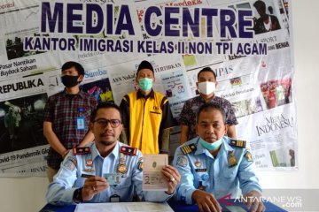 Imigrasi Agam tangkap WN Malaysia di Bukittinggi