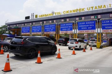 78.114 kendaraan tinggalkan Jakarta melalui Tol Jakarta-Cikampek