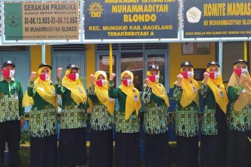 4 SMK Muhammadiyah di Kabupaten Magelang ikut Gerakan Satu Juta Masker