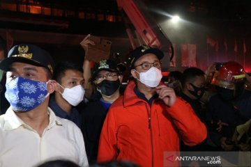 Kejagung terbakar, Anies serahkan penyelidikan kepada polisi