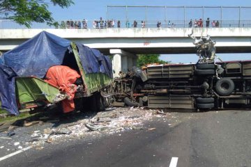 Kronologi kecelakaan di Tol Cipali libatkan tiga kendaraan