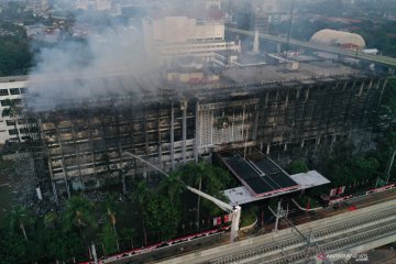 Polisi: Kerusakan gedung Kejaksaan Agung cukup parah