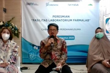 Indofarma bangun 12 lab dengan kapasitas tes 15.000 per hari