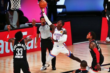 Thunder atasi Rockets di gim keempat untuk samakan skor jadi 2-2