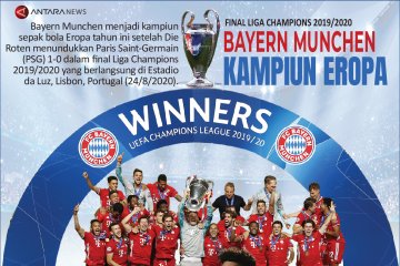 Bayern Munchen kampiun Eropa