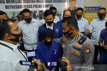Polda Banten tangkap pelaku penyebaran pornografi anak