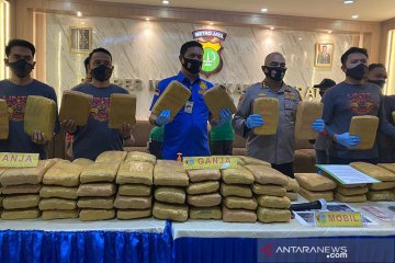 Bapak dan anak didor karena selundupkan ratusan kilogram ganja