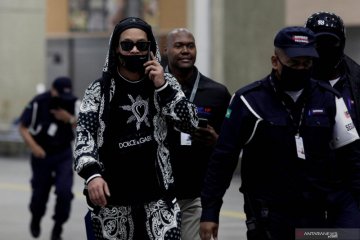 Ronaldinho tiba di Rio de Janeiro