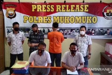 Polisi tahan Kepala Dinas Pertanian Mukomuko