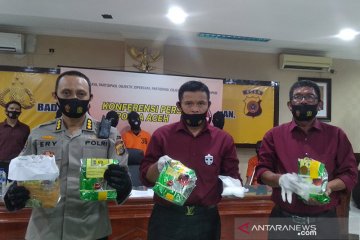 Polda Aceh gagalkan peredaran 4,5 kilogram sabu-sabu