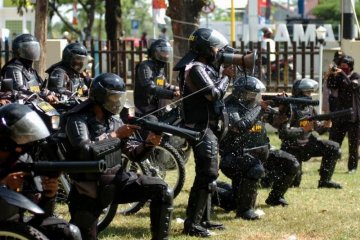 Simulasi pengamanan pilkada
