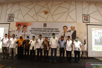 PKS Kalbar deklarasi dukungan tujuh pasangan calon di Pilkada 2020
