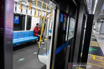 PSBB Jakarta, MRT Jakarta alami penurunan penumpang