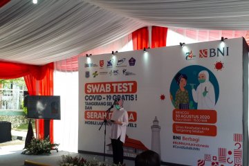 BNI gelar tes usap COVID-19 untuk 750 warga Tangsel