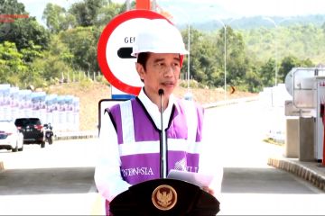 Presiden resmikan jalan tol pertama di Provinsi Aceh
